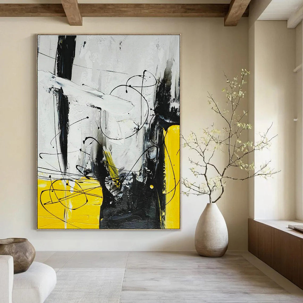 Mega - Sprawling, AI - Generated Custom Abstract Canvases for Bedroom Uniqueness DLZ0497