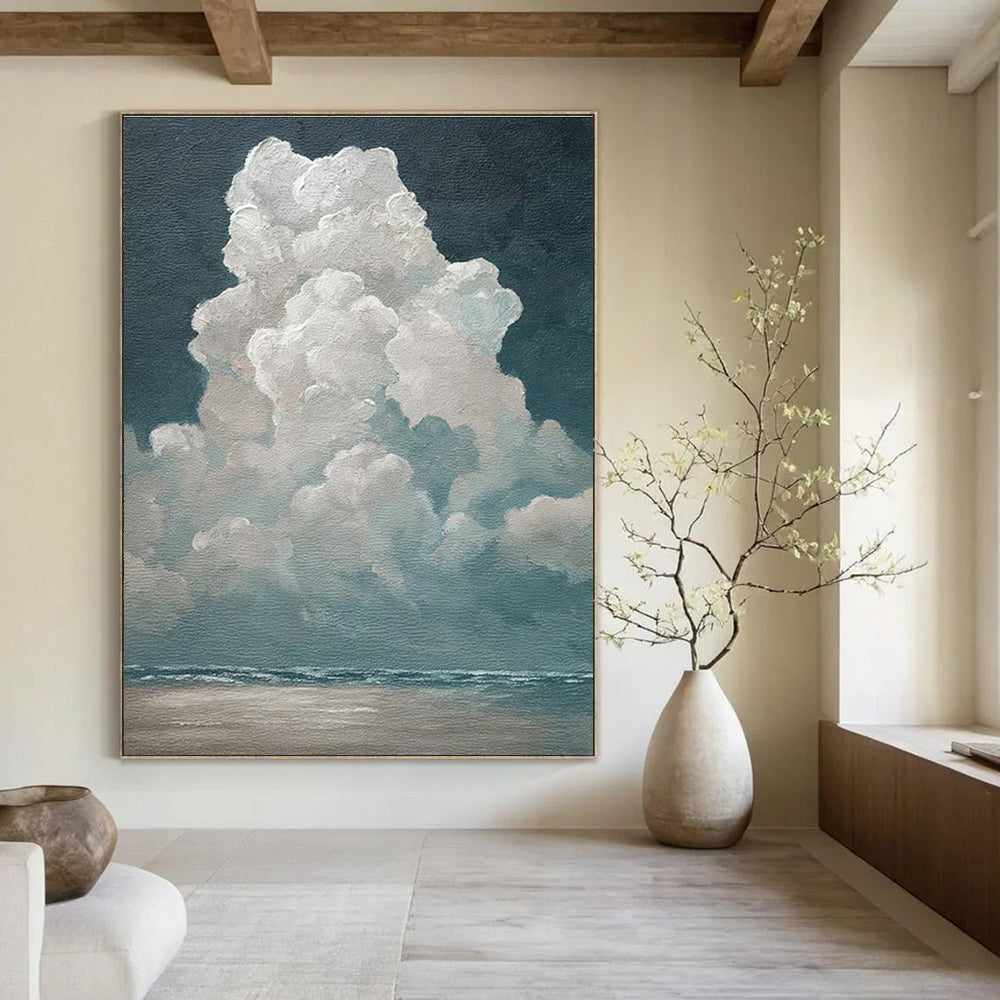 Oversized Tailored Hand Painted Abstract Wall Art for Dining Room and Bedroom DLZ2159