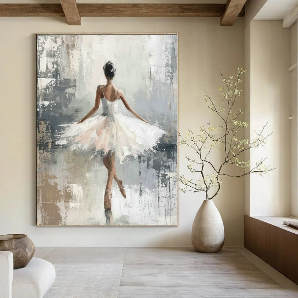 Extra-large Custom Handmade Abstract Painting for Bedroom Wardrobe Interior and Dining Room Sideboard Wall DLZ1963