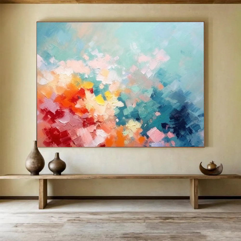 Pastel Colored Abstract Painting THY057