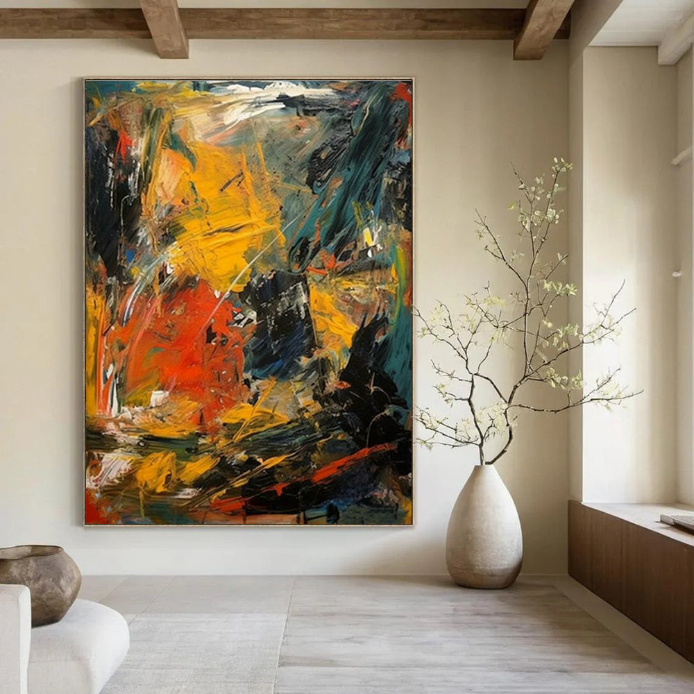 Customizable Handmade Abstract Art for Bedroom and Cottage Hallway DLZ1568