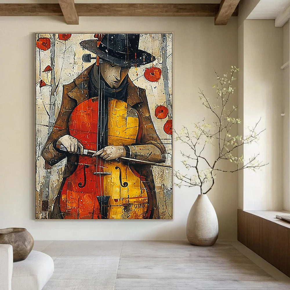 Immense Custom - Fit Hand Painted Abstract Artwork for Bedroom & Living Room DLZ2232