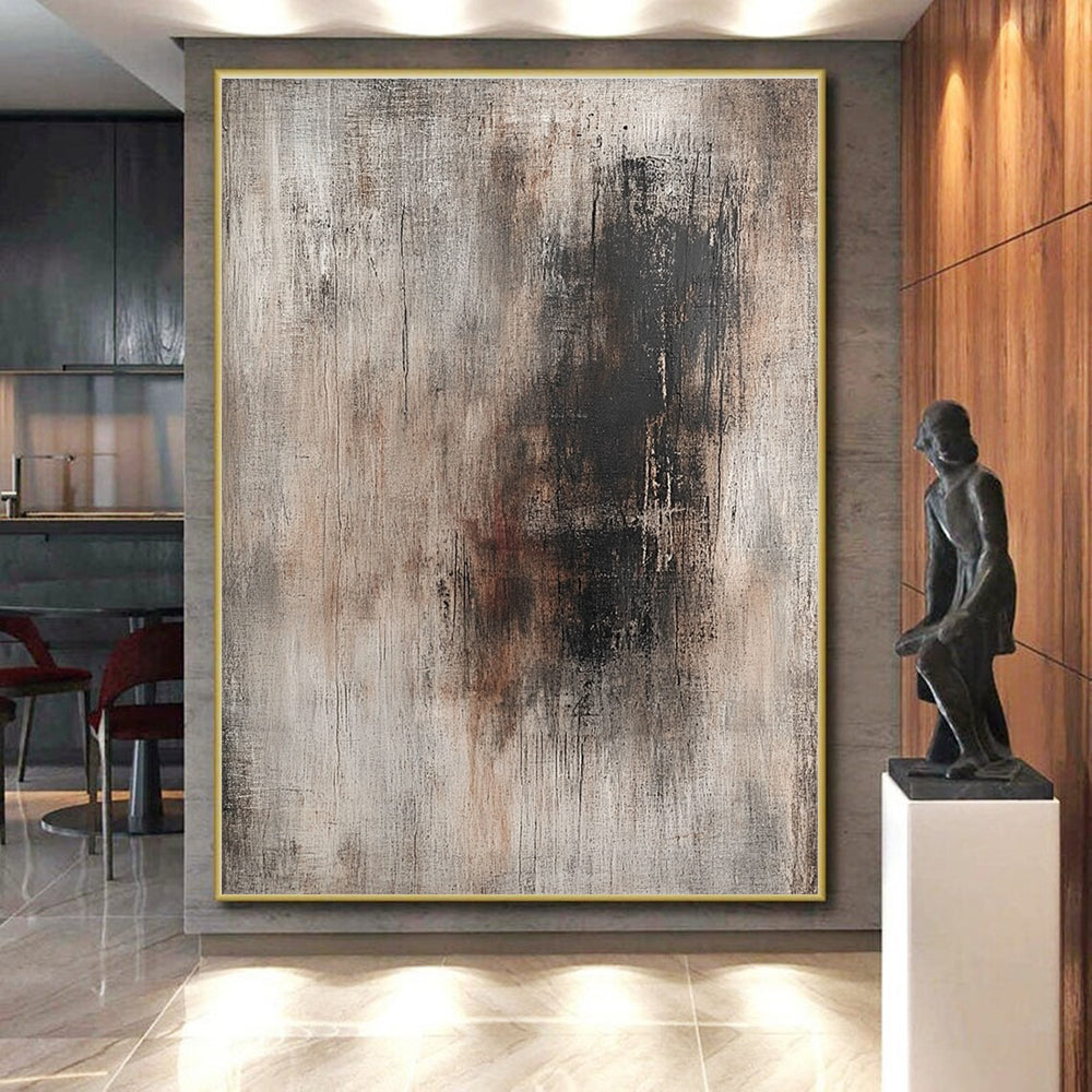 Earth - Toned Abstract with Dark Accents GER282