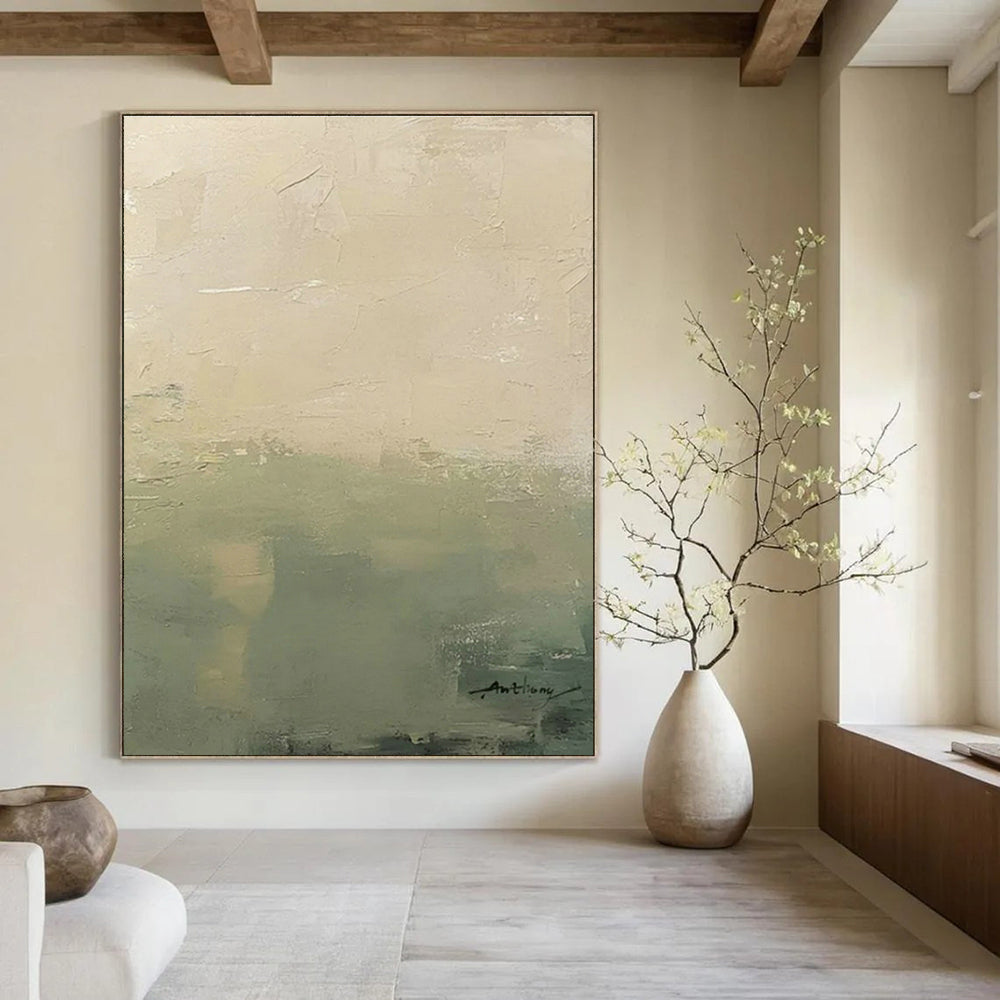 Large Custom Handmade Abstract Canvas for Cottage Bedroom and Living Room DLZ1502