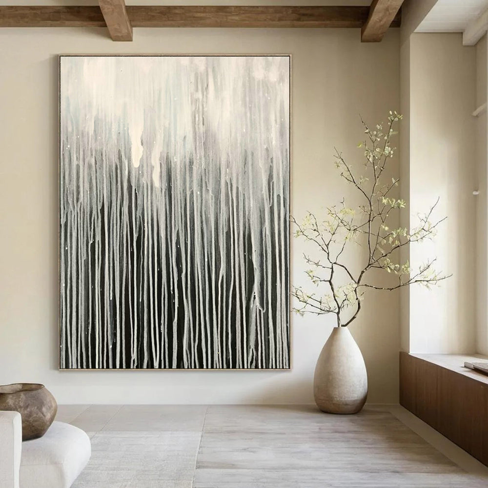 Stupendous, Self - Cleaning Custom Abstract Paintings for Living Room Ease DLZ0480