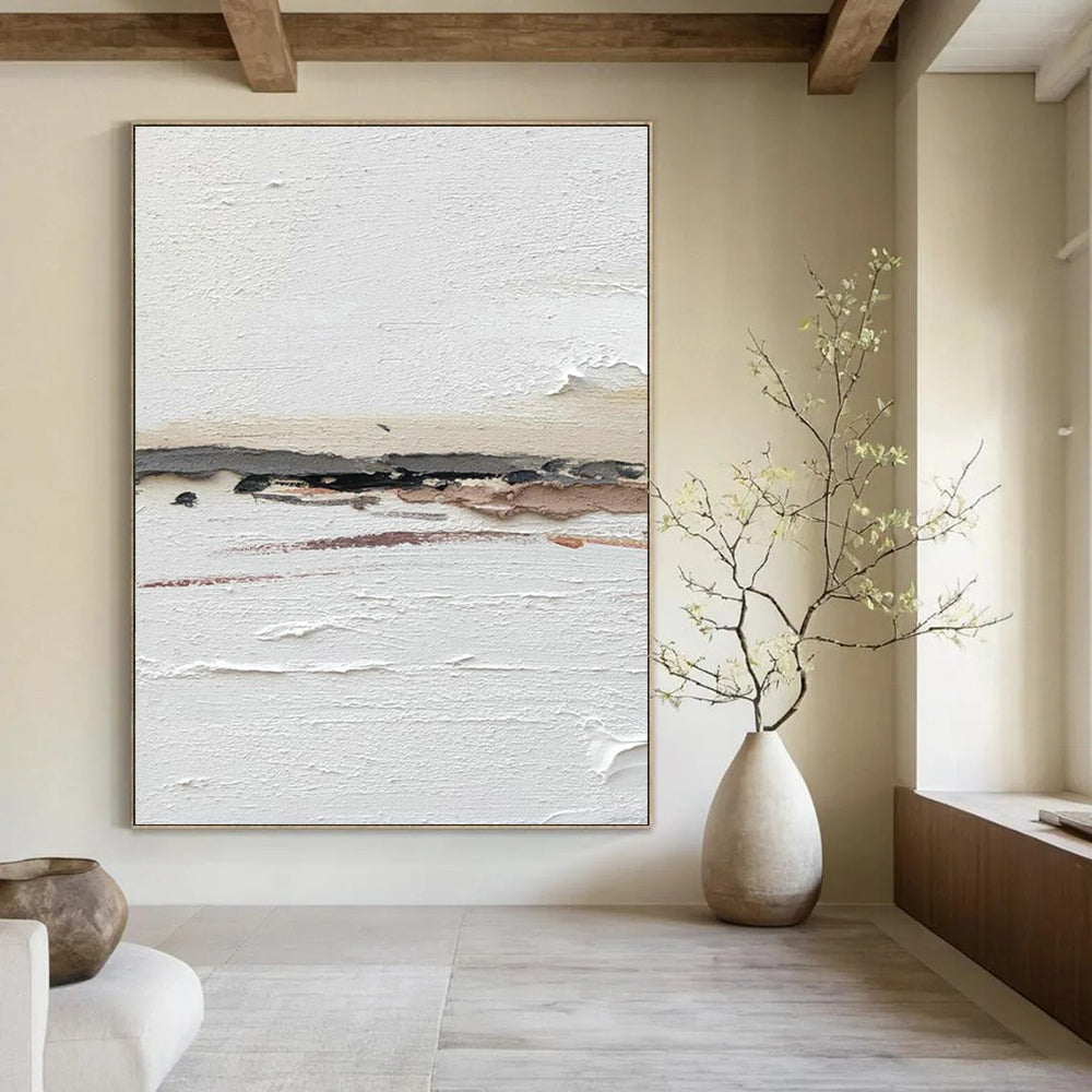 Oversized Handmade Abstract Canvas for Bedroom & Office Corridor DLZ2364