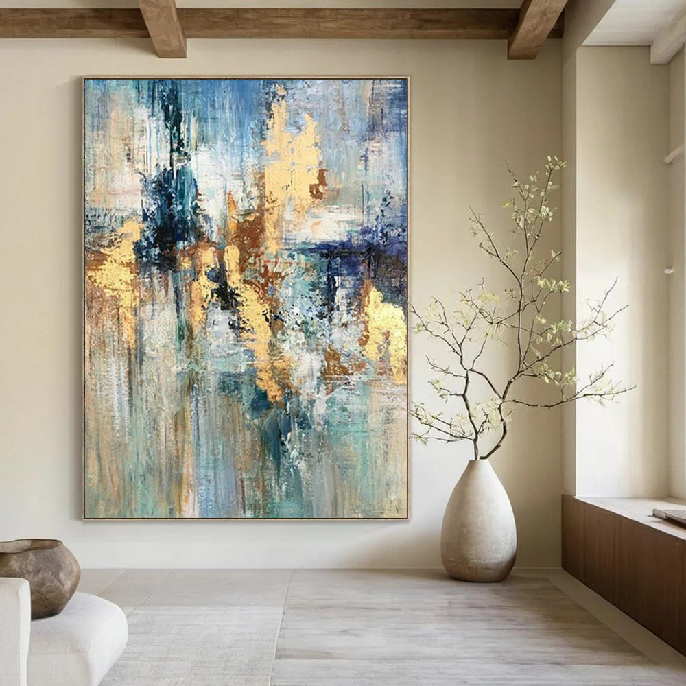 Custom Abstract Paintings for Cottage Living Room and Bedroom DLZ0630