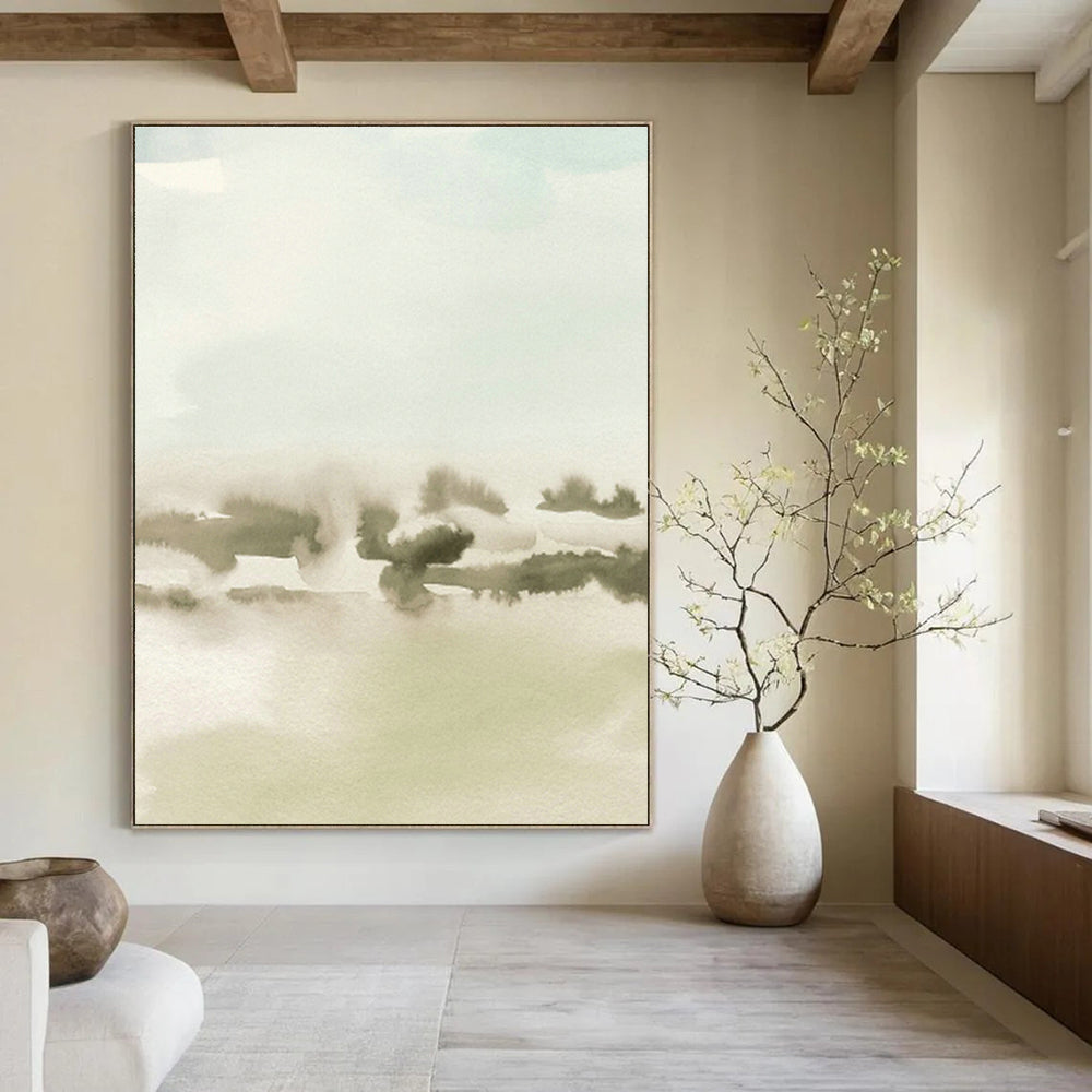 Extra - Large Hand - Painted Abstract Paintings for Cottage Living Room and Bedroom DLZ0519