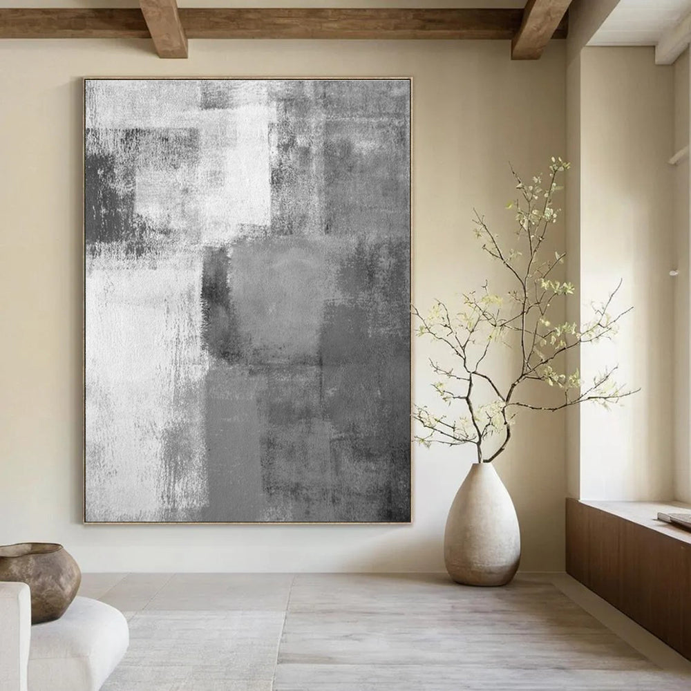 Hand - Painted Custom Abstract Art for Cottage Entryway & Bedroom DLZ0569