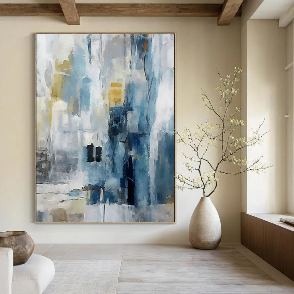 Custom - Crafted Hand - Painted Abstract Murals for Cottage Living Room Ceilings & Bedroom Feature Walls DLZ0668