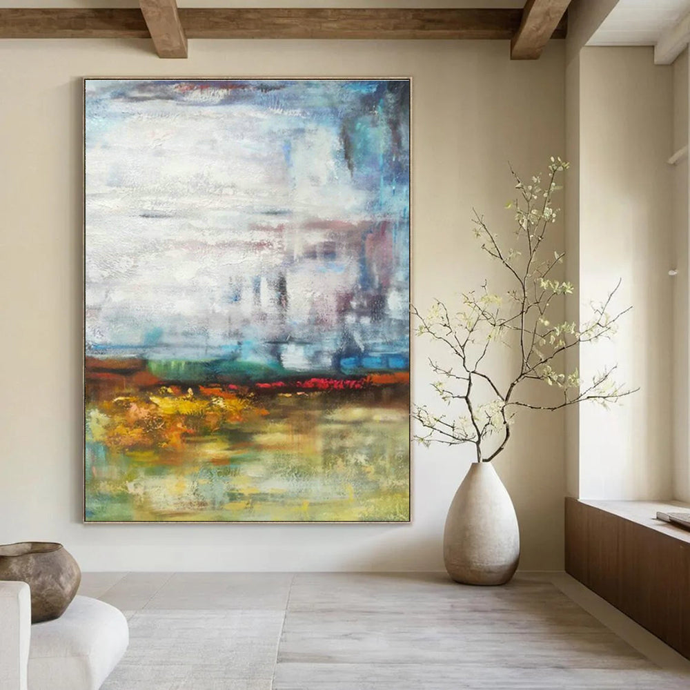 Massive Custom Abstract Paintings for Office Reception Areas & Cottage Entryways DLZ0576