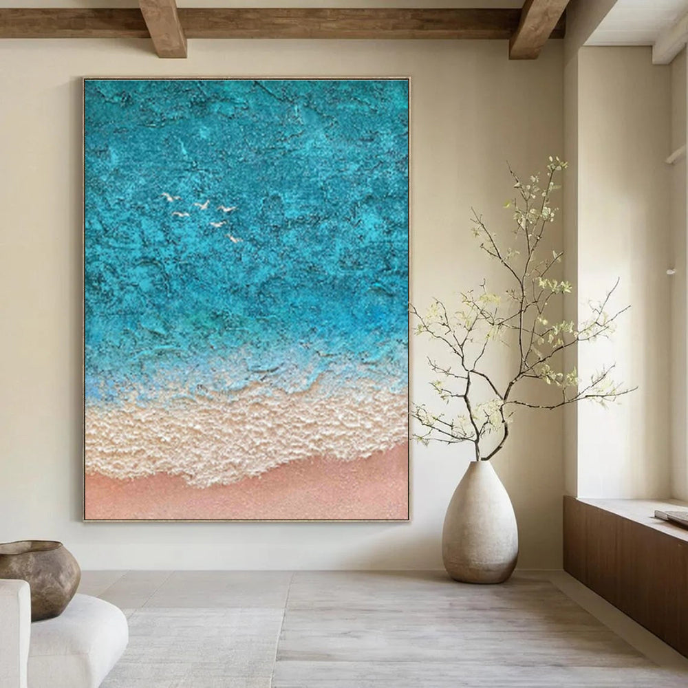 Massive Custom Abstract Paintings for Dining Room Banquet Hall Dance Floor Borders & Office Training Center Floor Markings DLZ0886