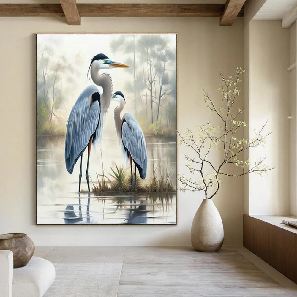 Large Custom Handmade Abstract Wall Art for Dining Room and Cottage Hallway DLZ1542