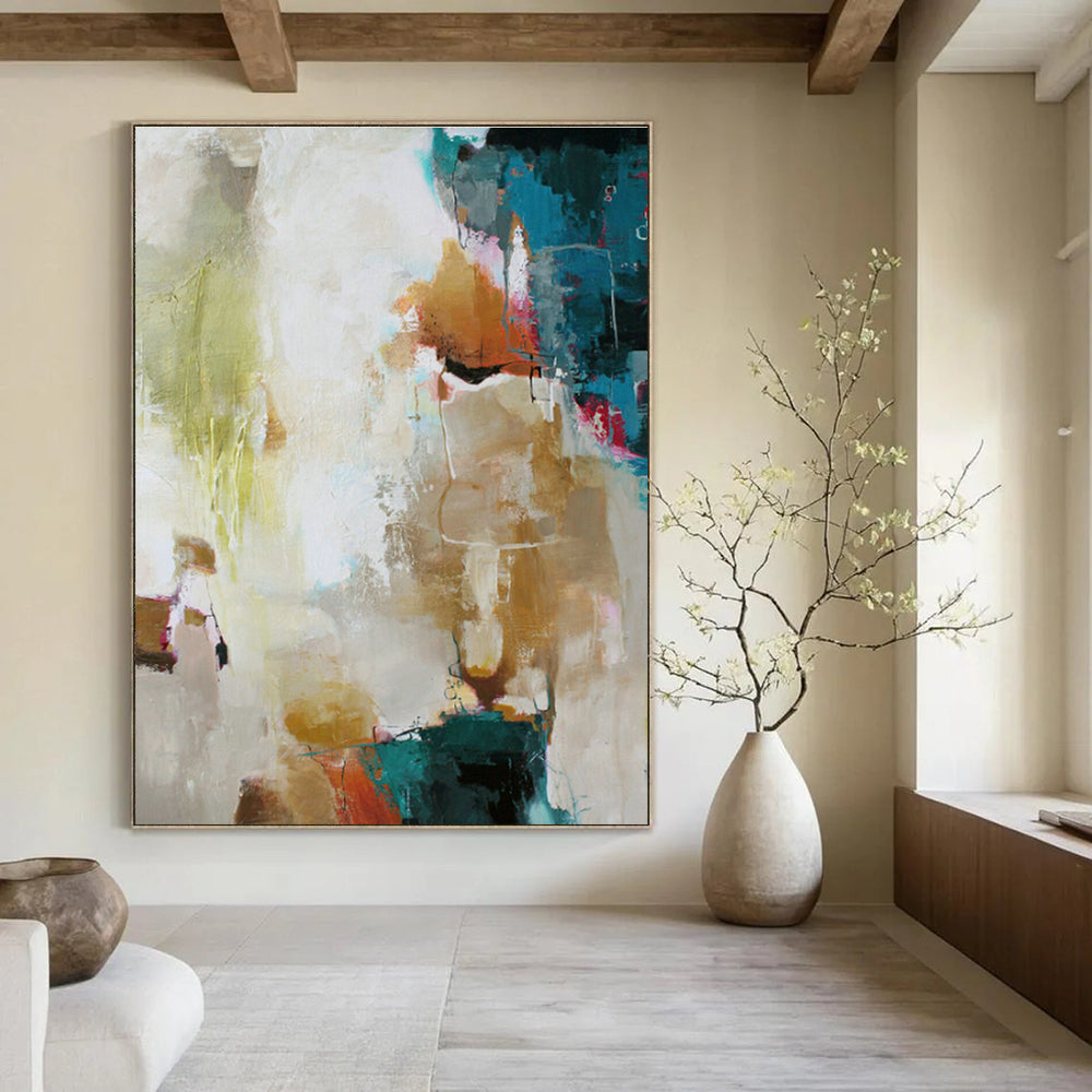 Gigantic Tailored Hand-Painted Abstract Art for Bedroom & Office DLZ1026
