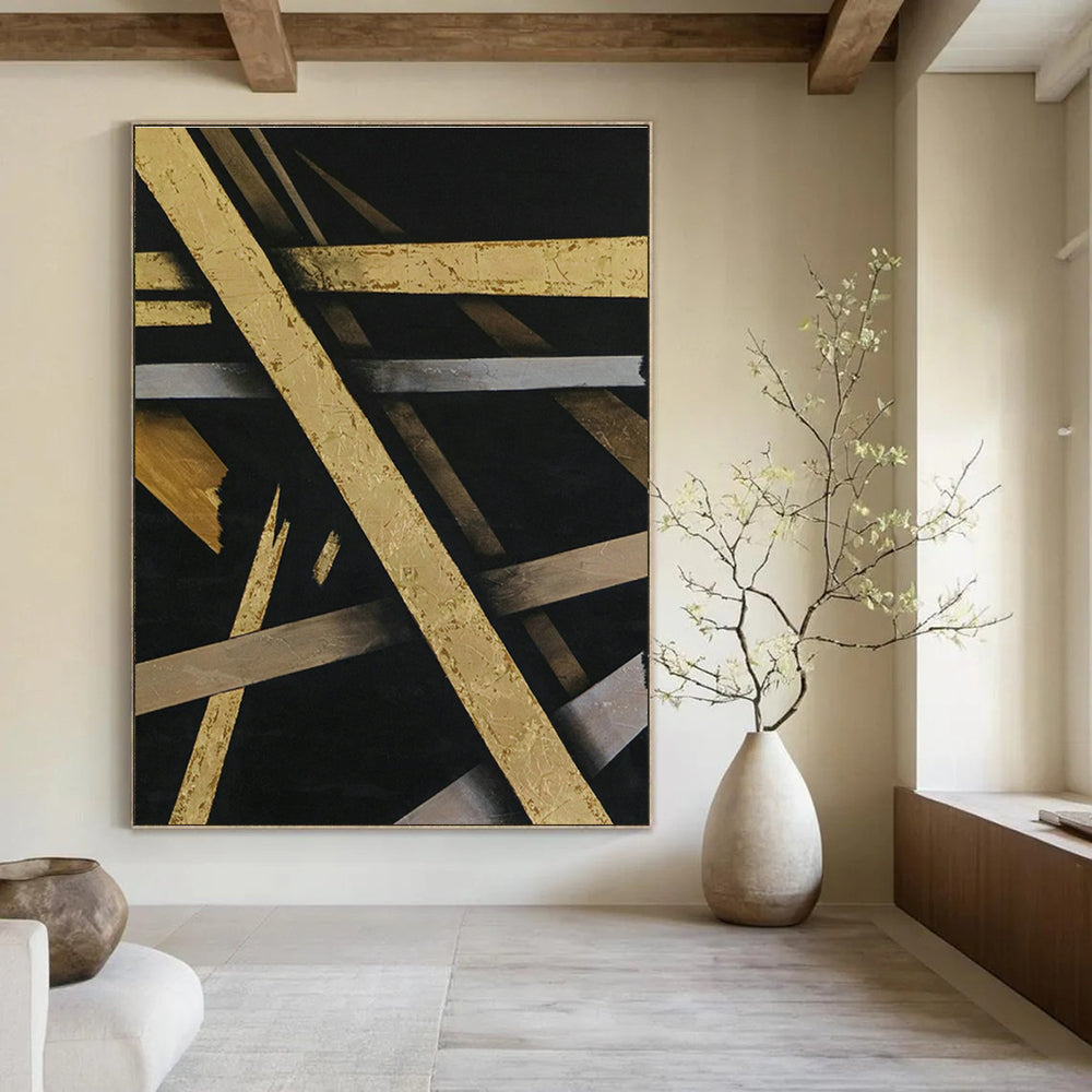 Vastly Extended Bespoke Abstract Canvas for Office & Hallway DLZ1101