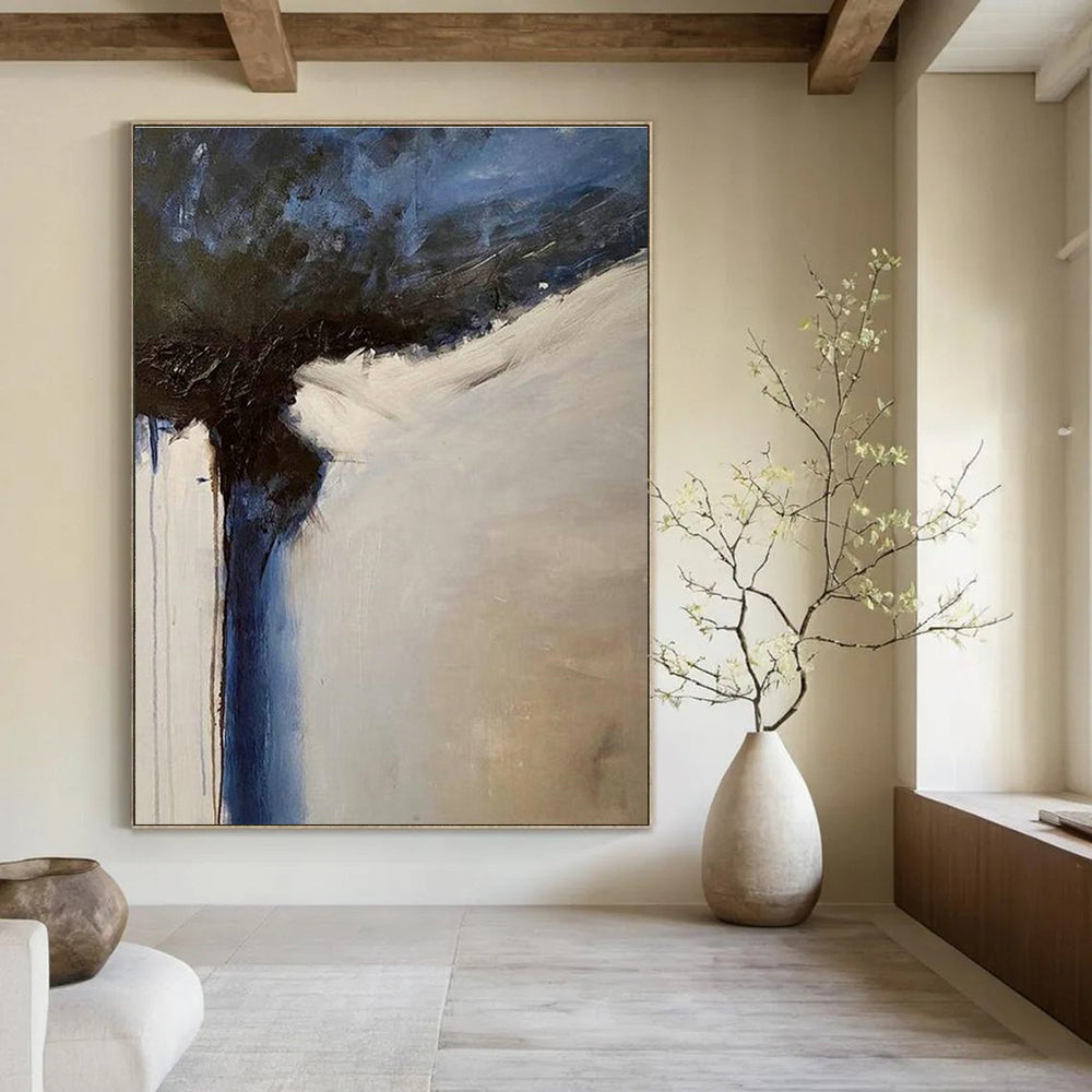 Humongous Scale Custom-Engineered Handmade Abstract Painting for Office & Dining Room DLZ2199