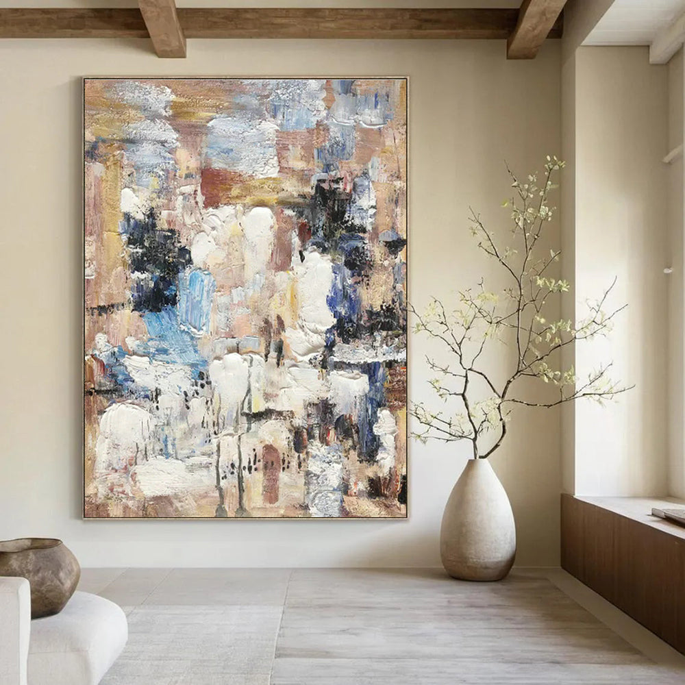 Handmade Oversized Abstract Masterpiece for Bedroom & Hallway DLZ1310