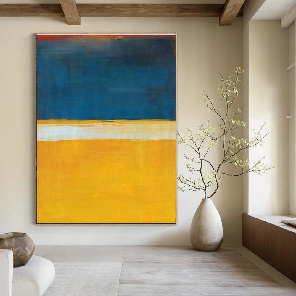 Humongous Custom-Finished Hand Painted Abstract Art for Cottage & Dining Room DLZ2097