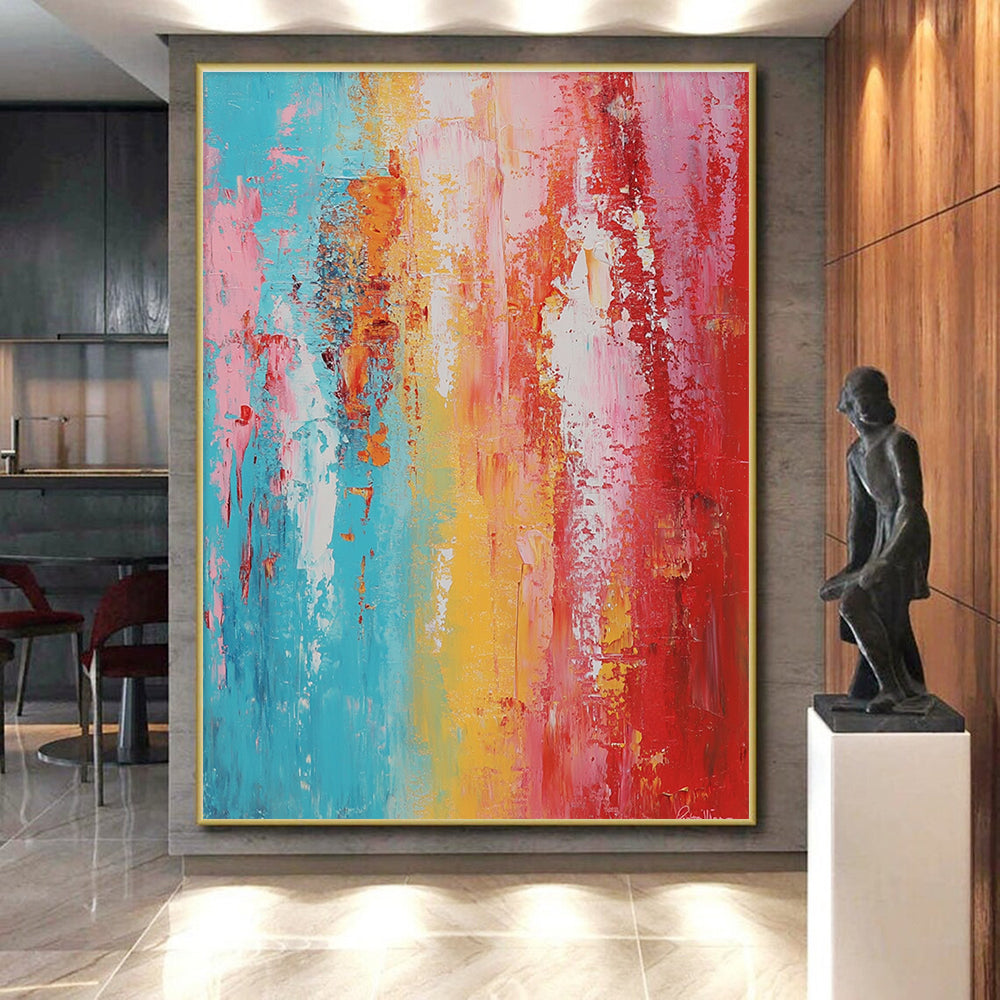 Colorful Gradient Abstract Painting with Smooth Transitions GER799