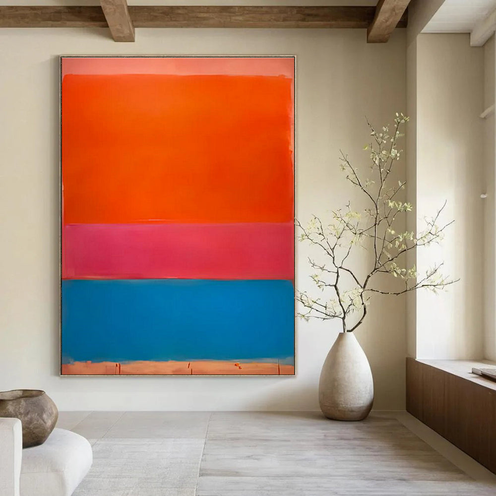 Hand-Painted Abstract Artwork for Cottage Bedroom & Living Room DLZ2304