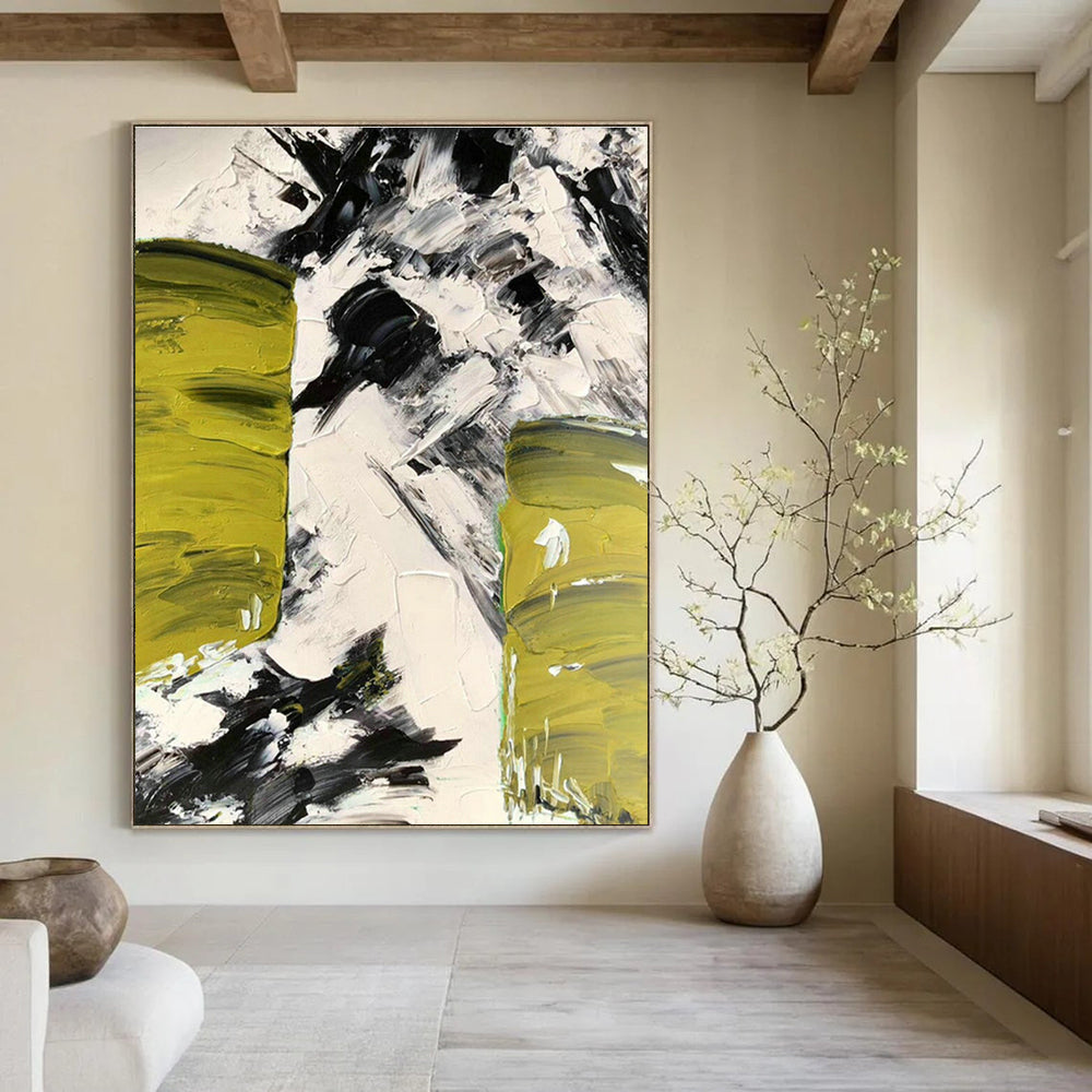 Hyper - Sized, Touch - Sensitive Custom Abstract Wall Installations for Bedroom Sensory Appeal DLZ0483