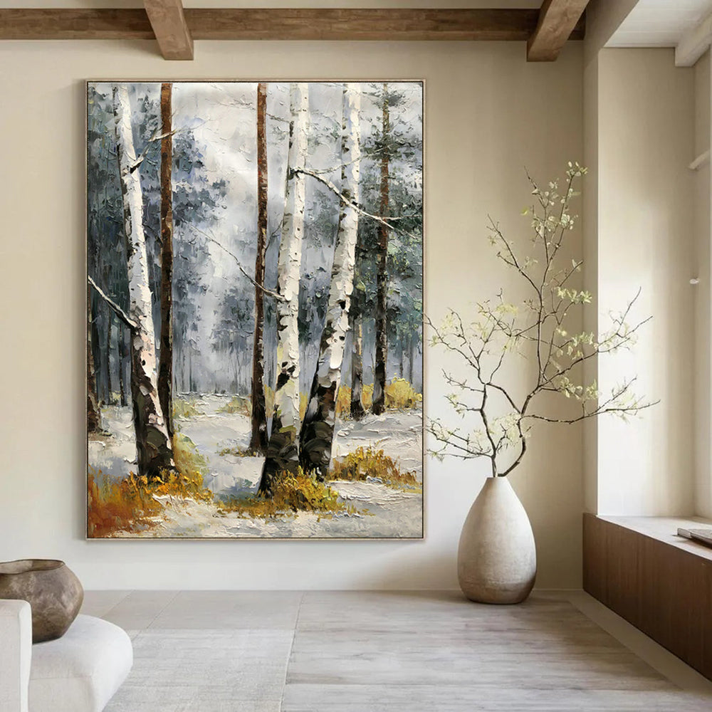 Hand-Painted Oversized Abstract Painting for Office & Hallway DLZ1283