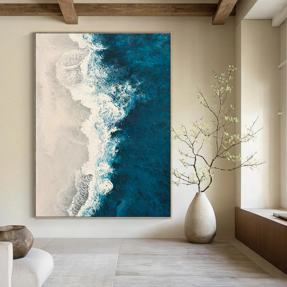 Gigantic Hand - Painted Abstract Murals for Hallway Art Galleries & Cottage Craft Rooms DLZ0731