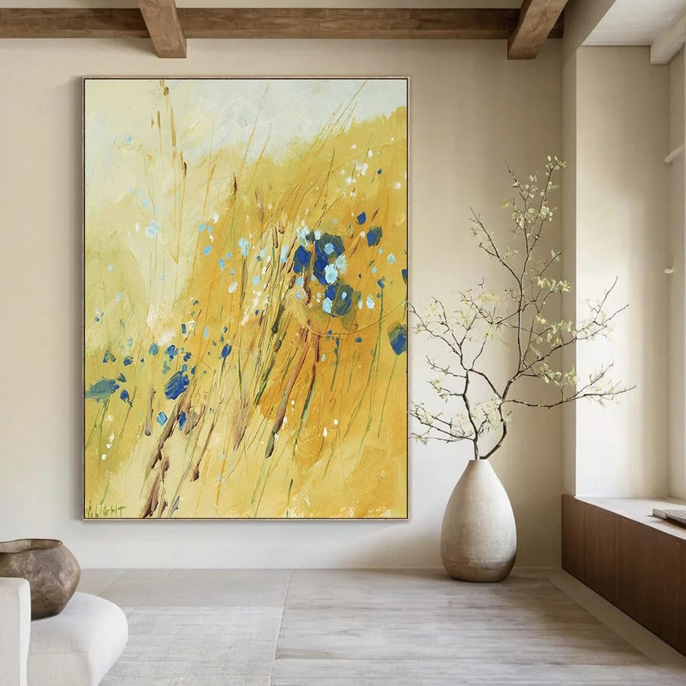 Customizable Handmade Abstract Wall Art for Dining Room and Cottage Bedroom DLZ1578