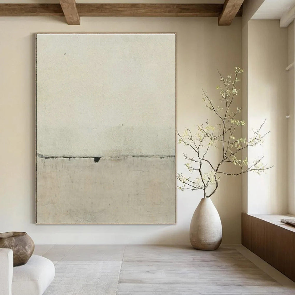 Hand - Painted Oversized Abstract Wall Hanging for Bedroom & Cottage Hallway DLZ1129