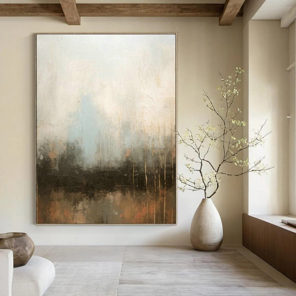 Stupendous - Reach Hand - Painted Abstract Paintings for Office Break Room Kitchenettes & Bedroom Balcony Retreats DLZ0745