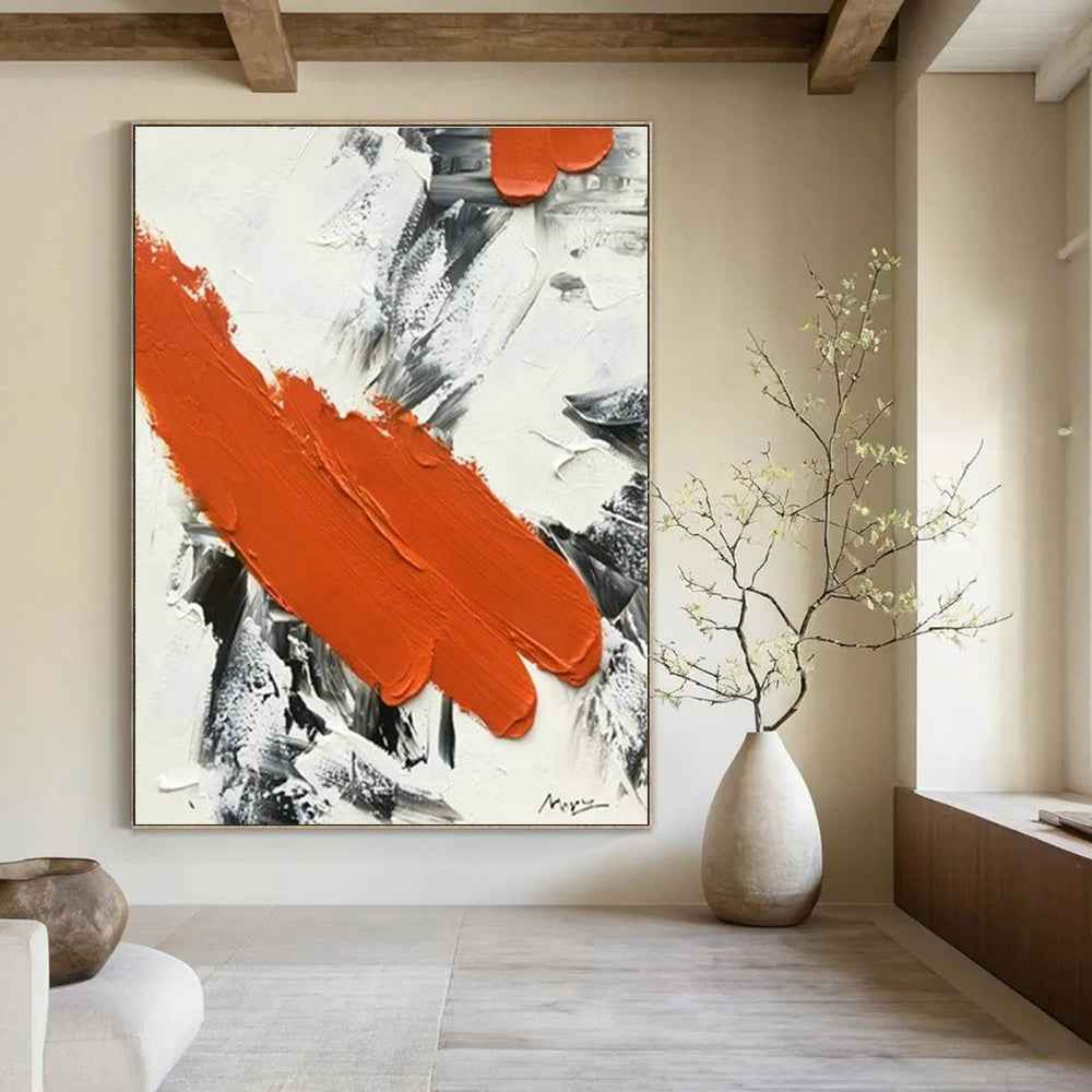 Original Handmade Abstract Canvas for Entryway and Living Room DLZ1458