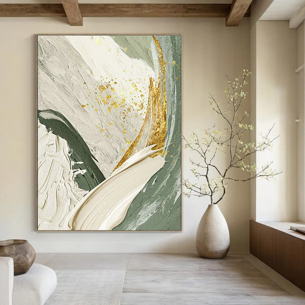 Colossal Dimension Custom-Built Handmade Abstract Canvas for Hallway & Entryway DLZ2195