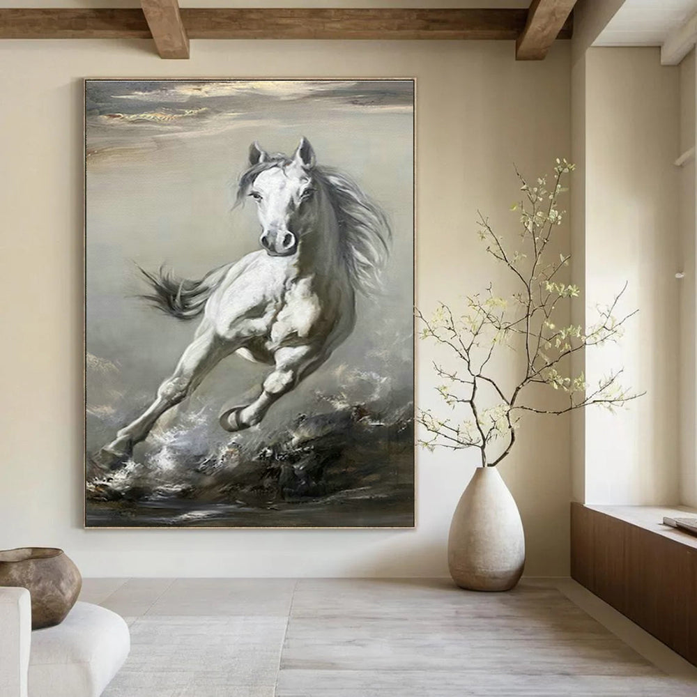 XX - Large, Bespoke Handmade Abstract Canvas Art for Hallway & Cottages DLZ2042