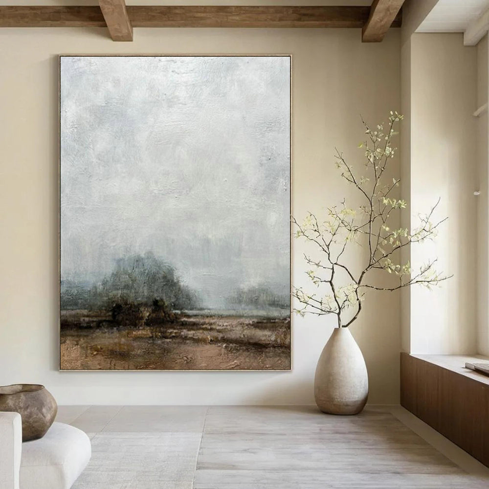 Vast Dimension Custom-Tailored Hand Painted Abstract Wall Decor for Hallway & Entryway DLZ2210