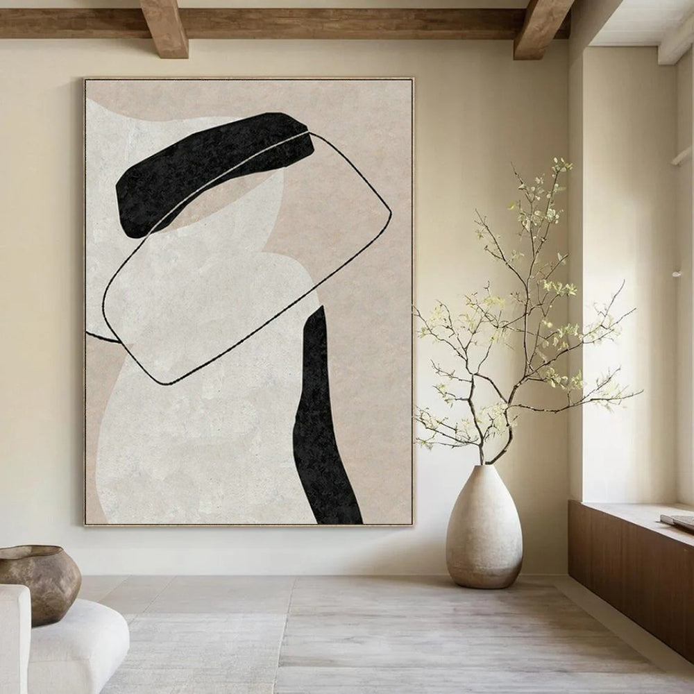 XX - Large, Bespoke Handmade Abstract Painting for Hallway & Entryway DLZ2048
