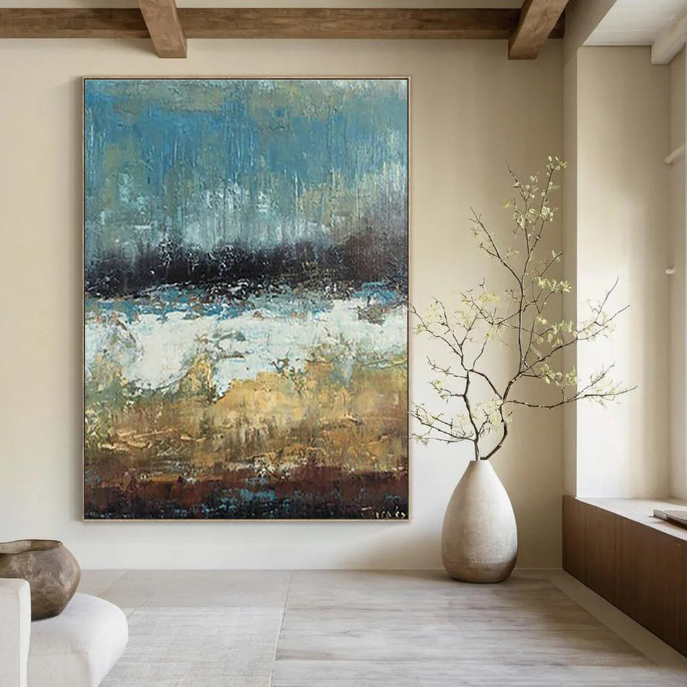 Abstract Hand - Painted Canvases for Living Room and Dining Room DLZ0638