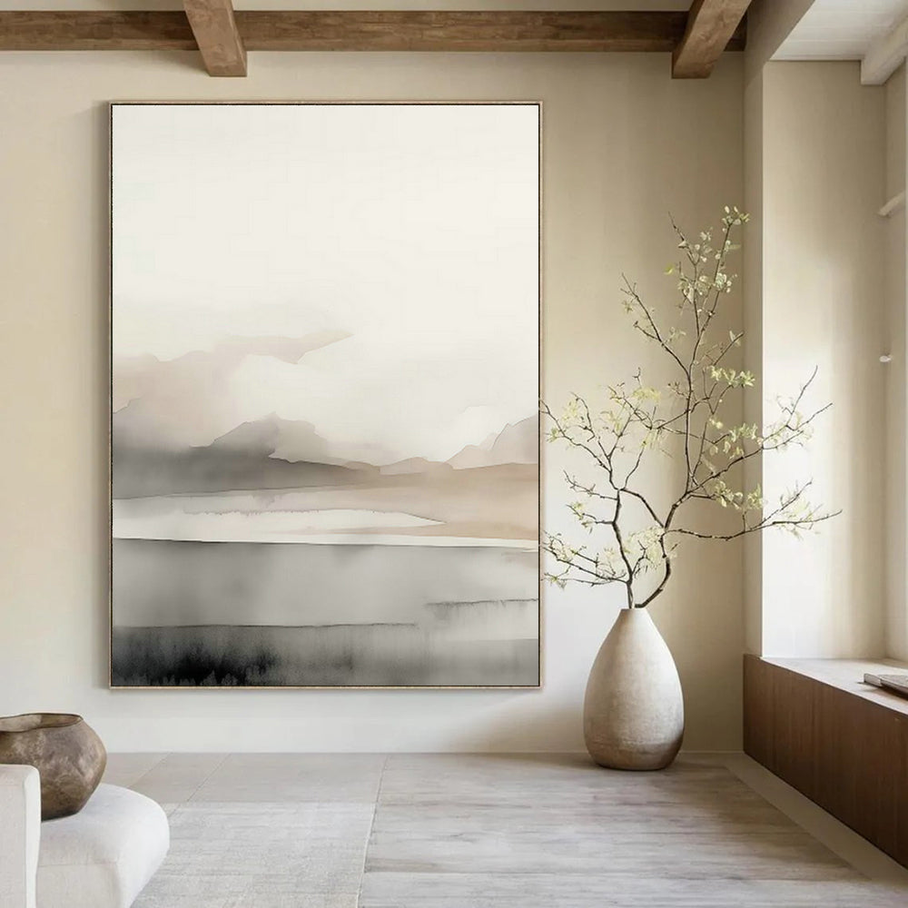 Giant Hand - Painted Abstract Canvases for Bedroom Window Walls & Office Breakout Lounges DLZ0723
