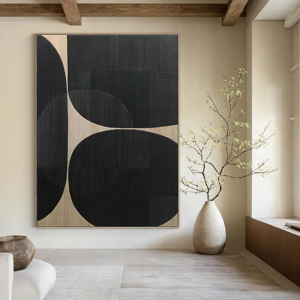 Abstract Hand - Painted Canvases for Living Room Coffee Table Bookends & Dining Room Chair Rungs DLZ0907