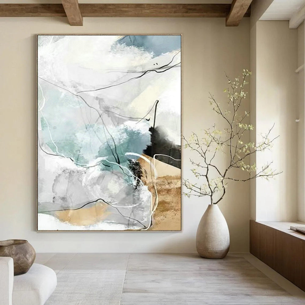 Oversized Handcrafted Abstract Decor for Dining Room & Hallway DLZ1344