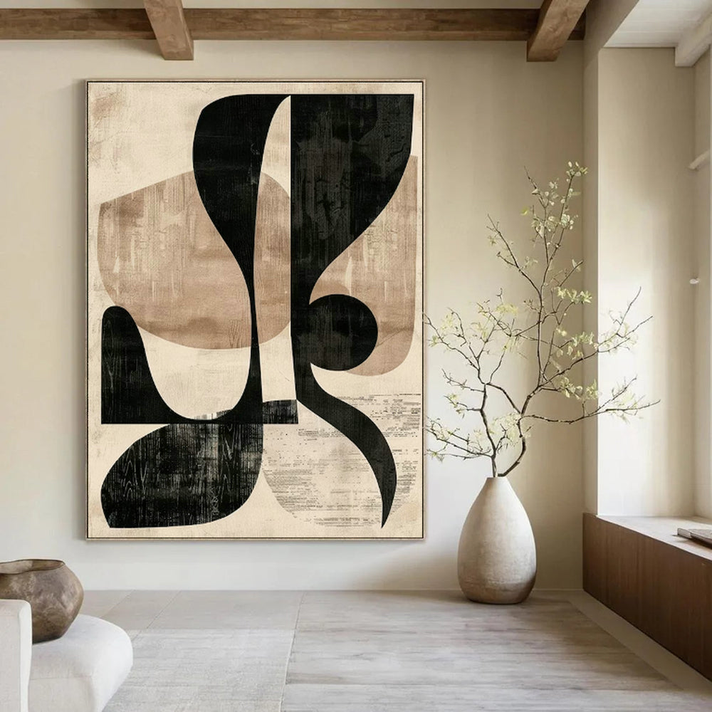 Custom - Designed Hand - Painted Abstract Art for Bedroom Walk - in Closets & Cottage Hallways DLZ0578