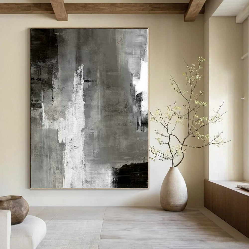 Large Hand Painted Abstract Artwork for Entryway & Dining Room DLZ2028