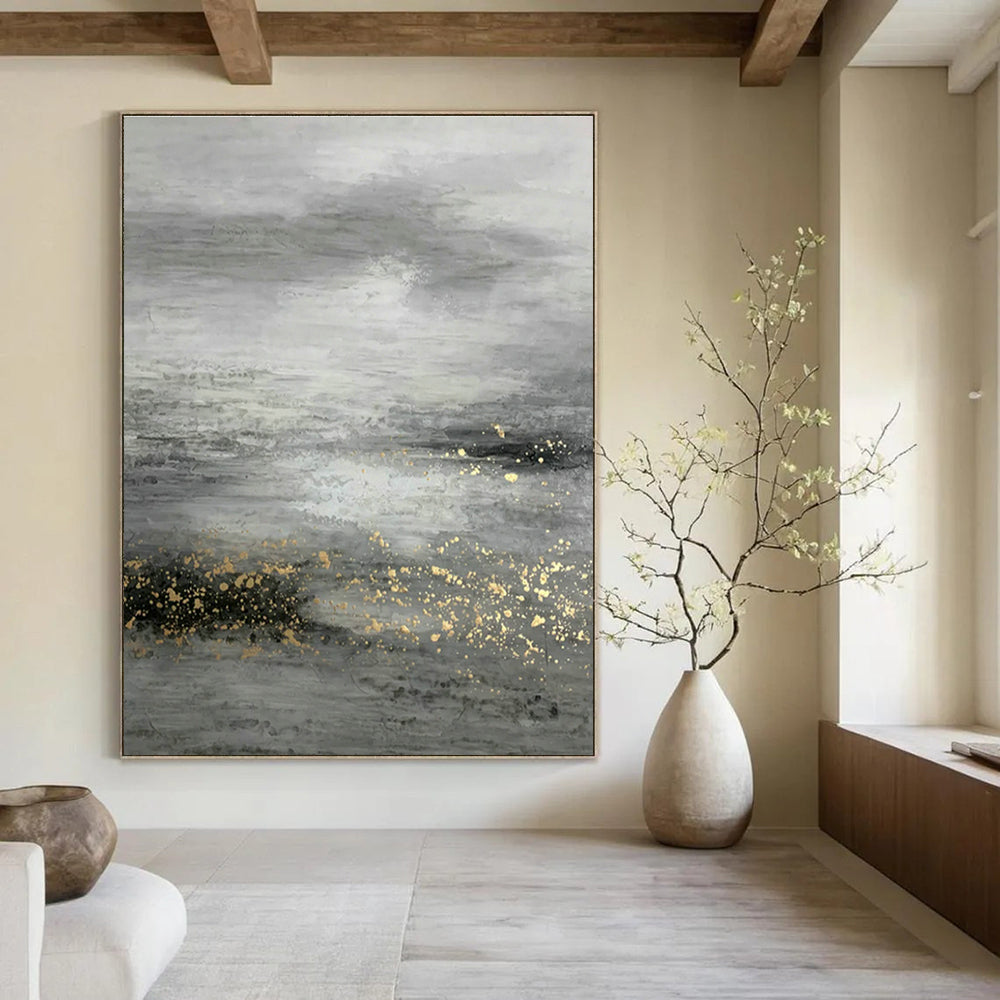 Massive Custom Abstract Canvases for Entryway and Cottage Dining Room DLZ0534