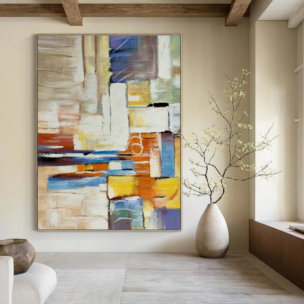 Custom Abstract Canvases for Office and Bedroom DLZ0777