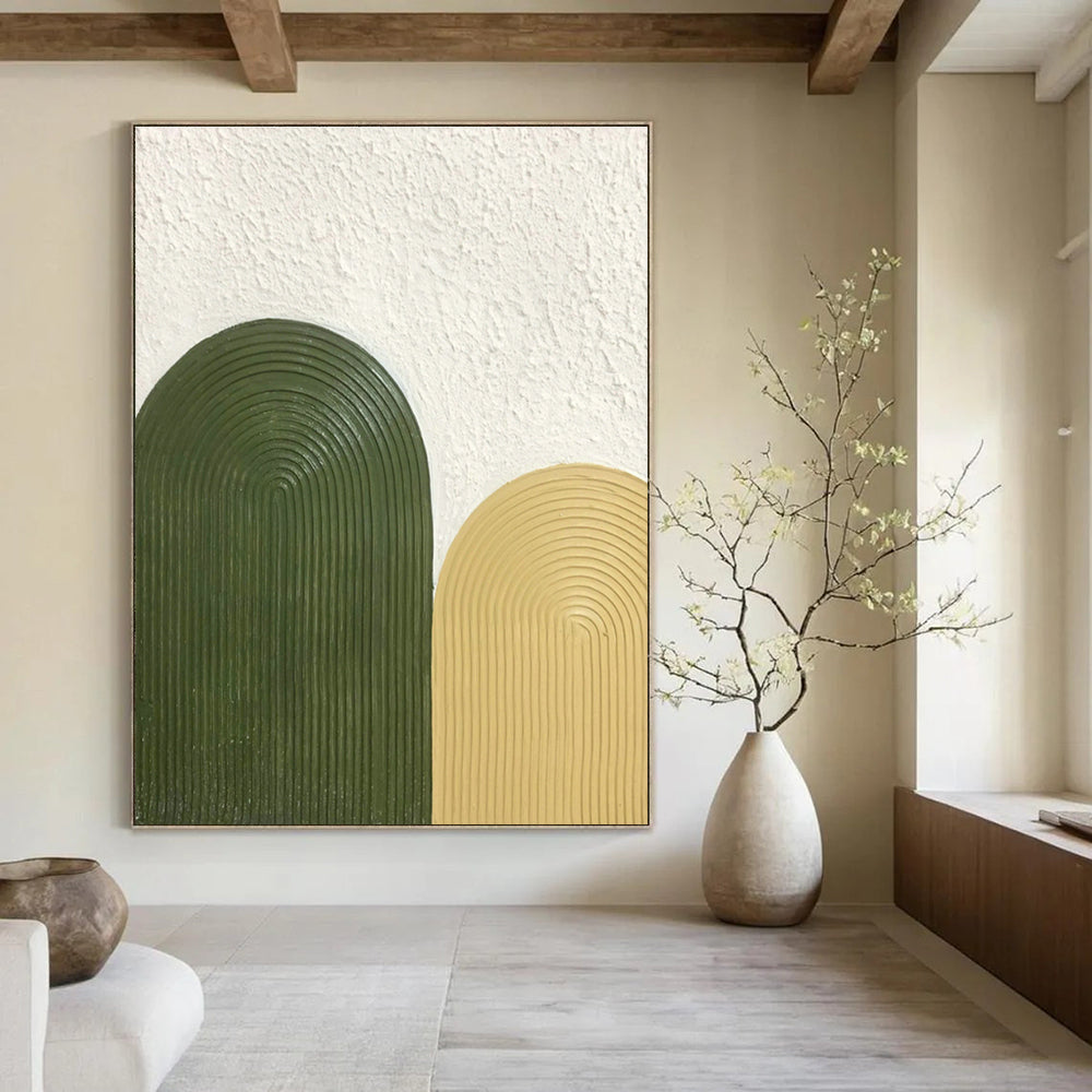 Large Handmade Abstract Painting for Office & Cottage Entryway DLZ1183