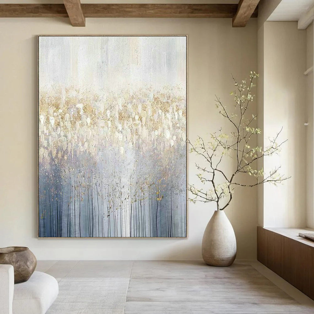 Oversized Abstract Paintings for Living Room Home Theater Projector Screens & Office Copy Machine Control Panels DLZ0930