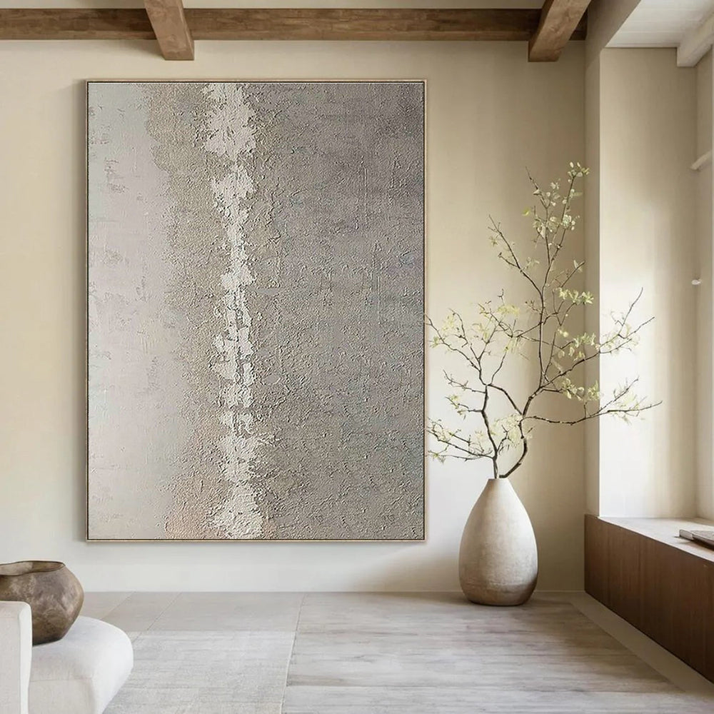 Large Customizable Handmade Abstract Painting for Bedroom Bed Footboard Wall and Living Room Coffee Table Lower Shelf Wall DLZ1884