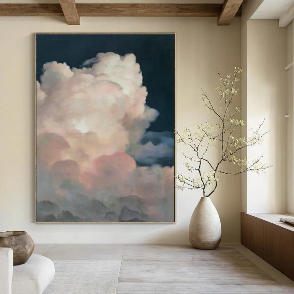 Extra - Vast Hand - Painted Abstract Canvases for Hallway Stairwells & Living Room Alcoves DLZ0582
