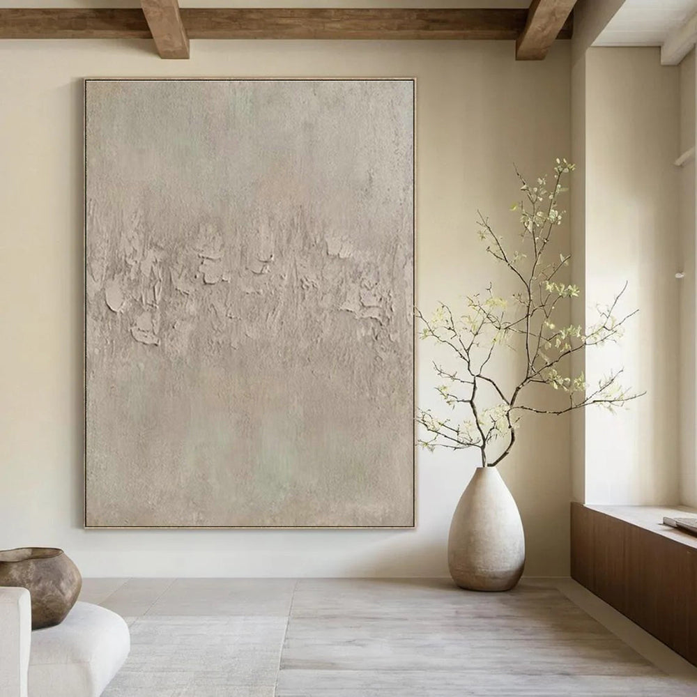 Oversized Handmade Abstract Canvas for Cottages & Entryway DLZ2017