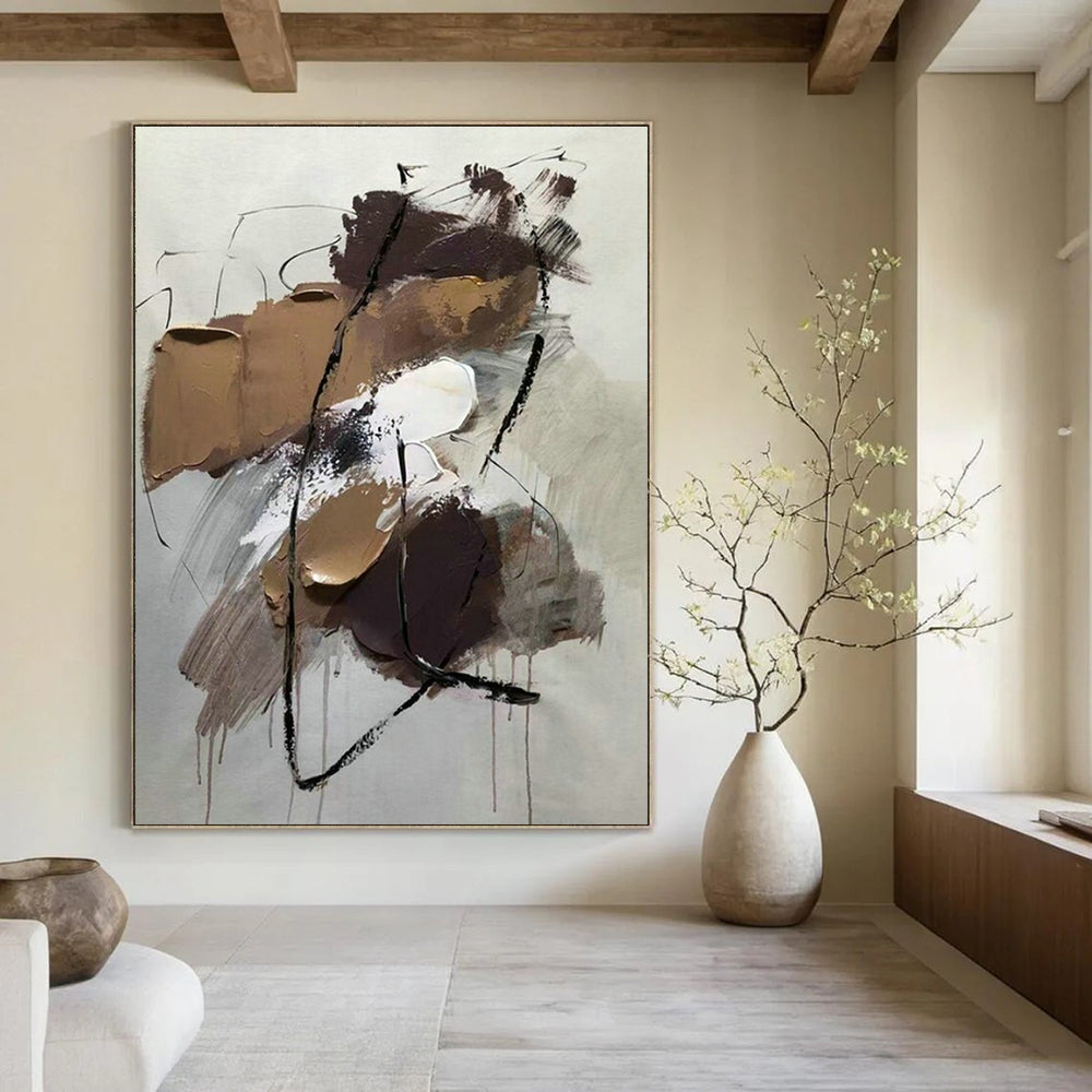 Hand-Crafted Abstract Wall Decor for Cottage Living Room & Bedroom DLZ1656