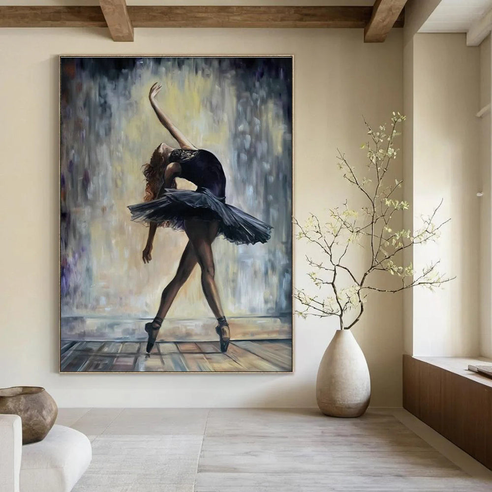 Custom Handmade Abstract Painting for Living Room & Hallway DLZ2328